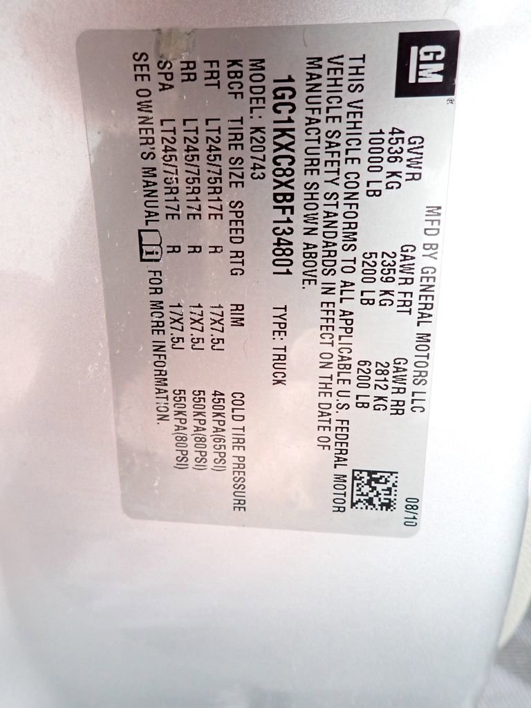 Used 2011 Chevrolet Silverado 2500 LT w/ Interior Plus Package image 48