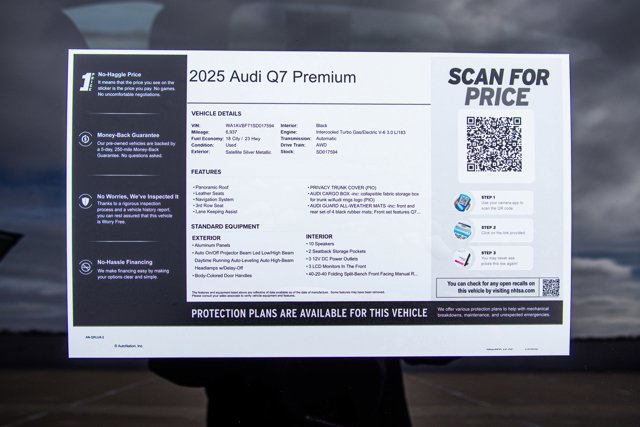 Certified 2025 Audi Q7 3.0T Premium w/ Convenience Package image 30