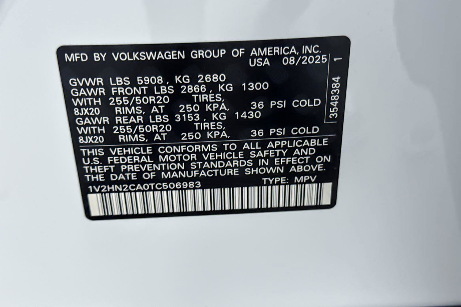 New 2026 Volkswagen Atlas SE image 28