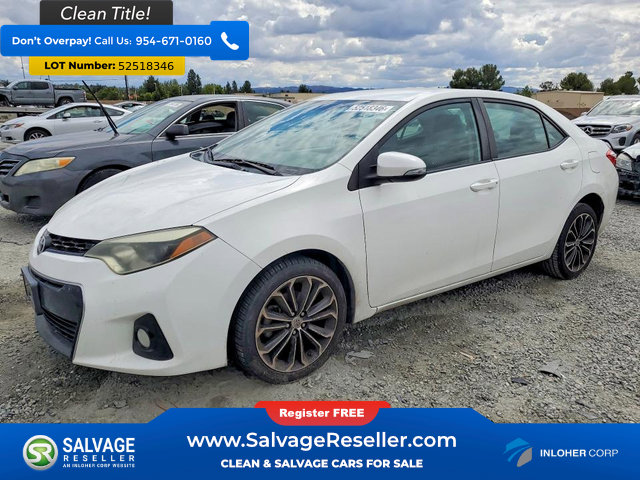 Used 2015 Toyota Corolla S w/ Protection Package FWD image 1