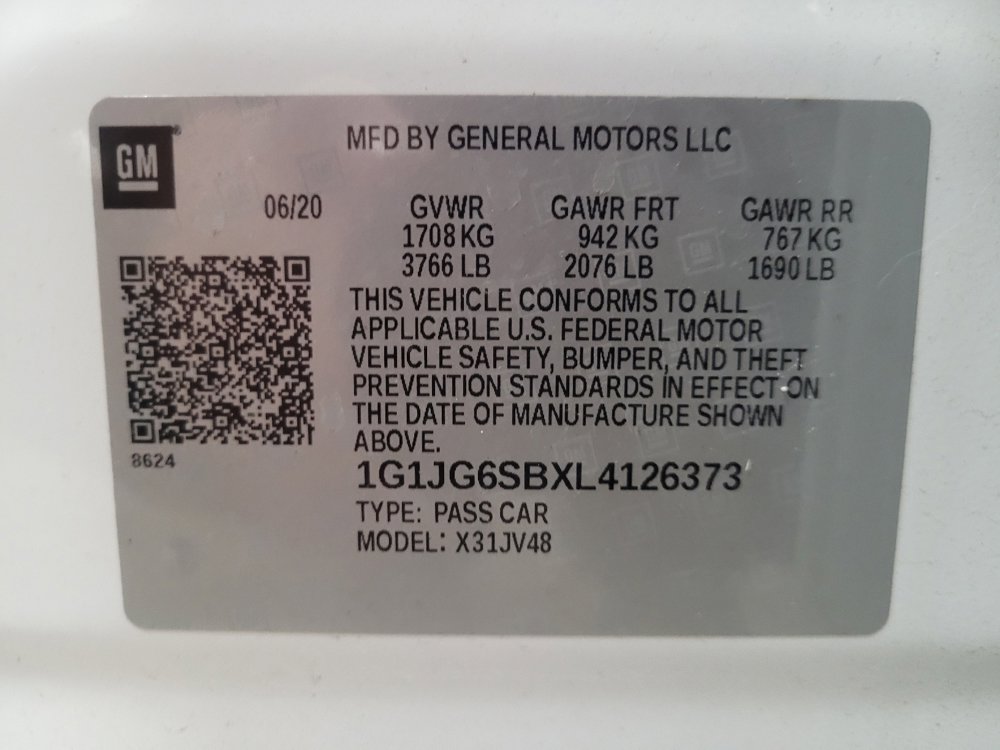 Used 2020 Chevrolet Sonic LT FWD image 33
