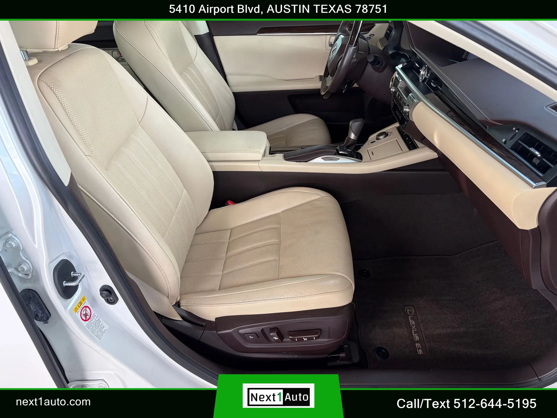 Used 2018 Lexus ES 350 w/ Luxury Package w/Wood Trim FWD image 23