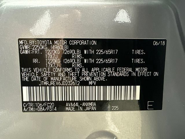 Used 2018 Toyota RAV4 XLE w/ Convenience Package AWD/4WD image 31