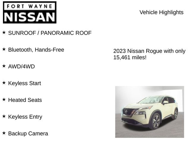 Used 2023 Nissan Rogue SL w/ SL Premium Package image 8