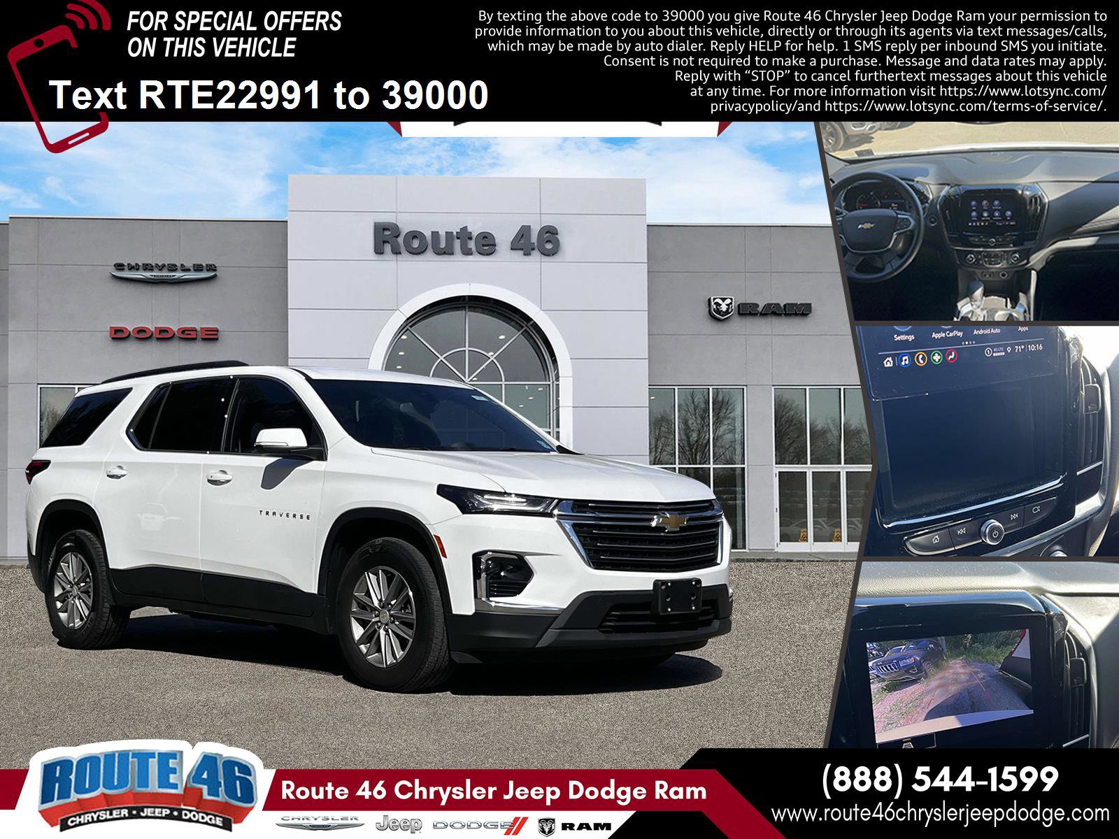 Used 2023 Chevrolet Traverse LT w/ LPO, Floor Liner Package