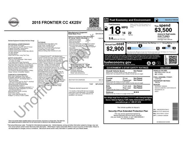 Used 2015 Nissan Frontier SV w/ SV Value Truck Package image 36