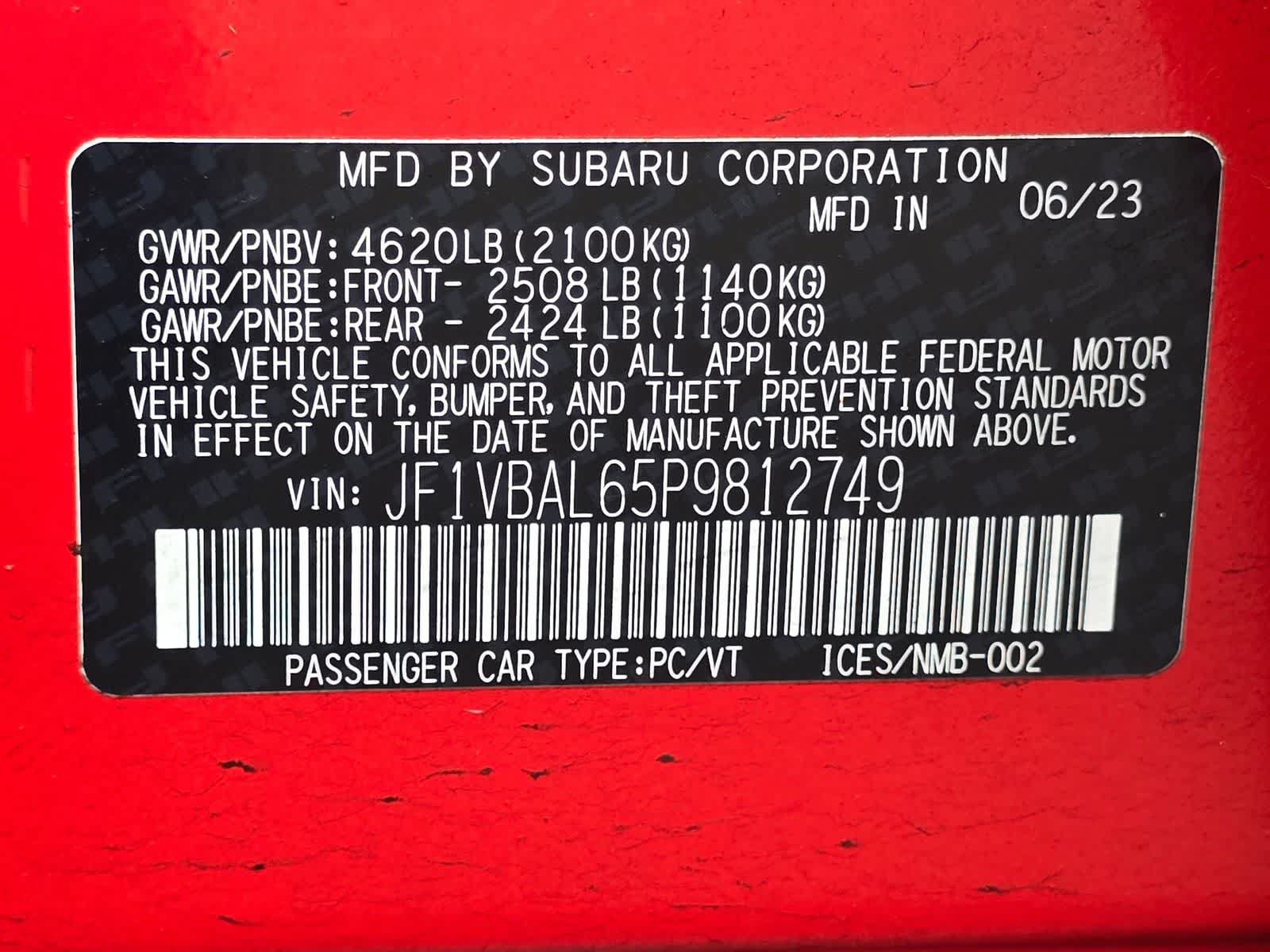 Used 2023 Subaru WRX Limited w/ Popular Package #1 AWD/4WD image 31