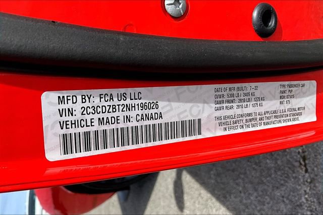 Used 2022 Dodge Challenger R/T w/ Blacktop Package image 16