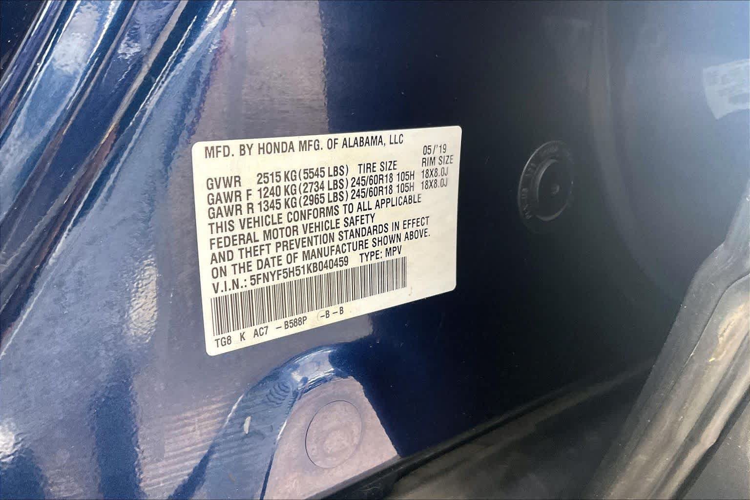 Used 2019 Honda Pilot EX-L image 88