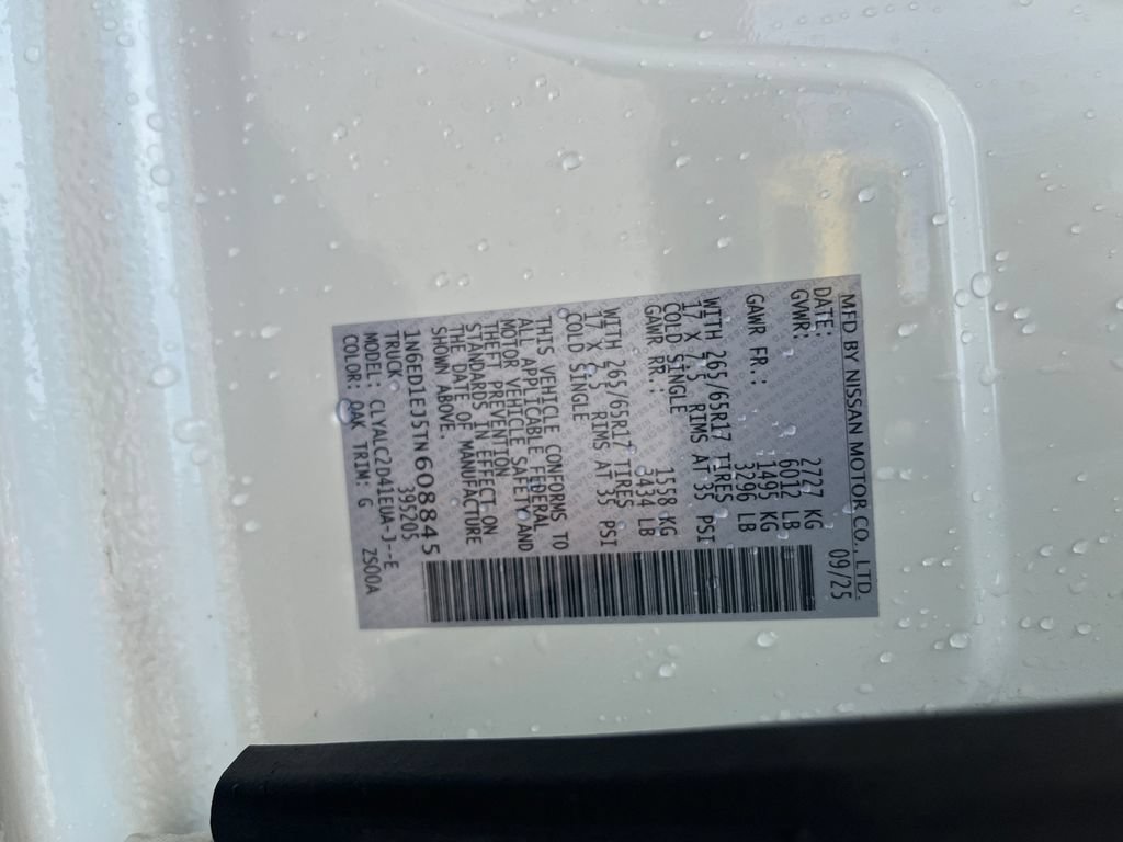 Certified 2026 Nissan Frontier SV w/ SV Convenience Package RWD image 30