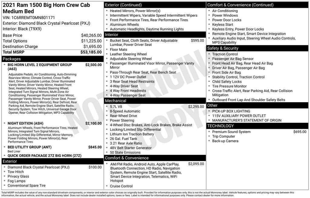 Used 2021 RAM 1500 Big Horn image 4