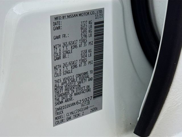 Certified 2024 Nissan Frontier SV w/ SV Convenience Package image 32