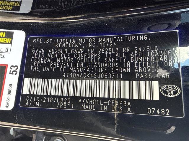 Certified 2025 Toyota Camry XSE FWD image 20