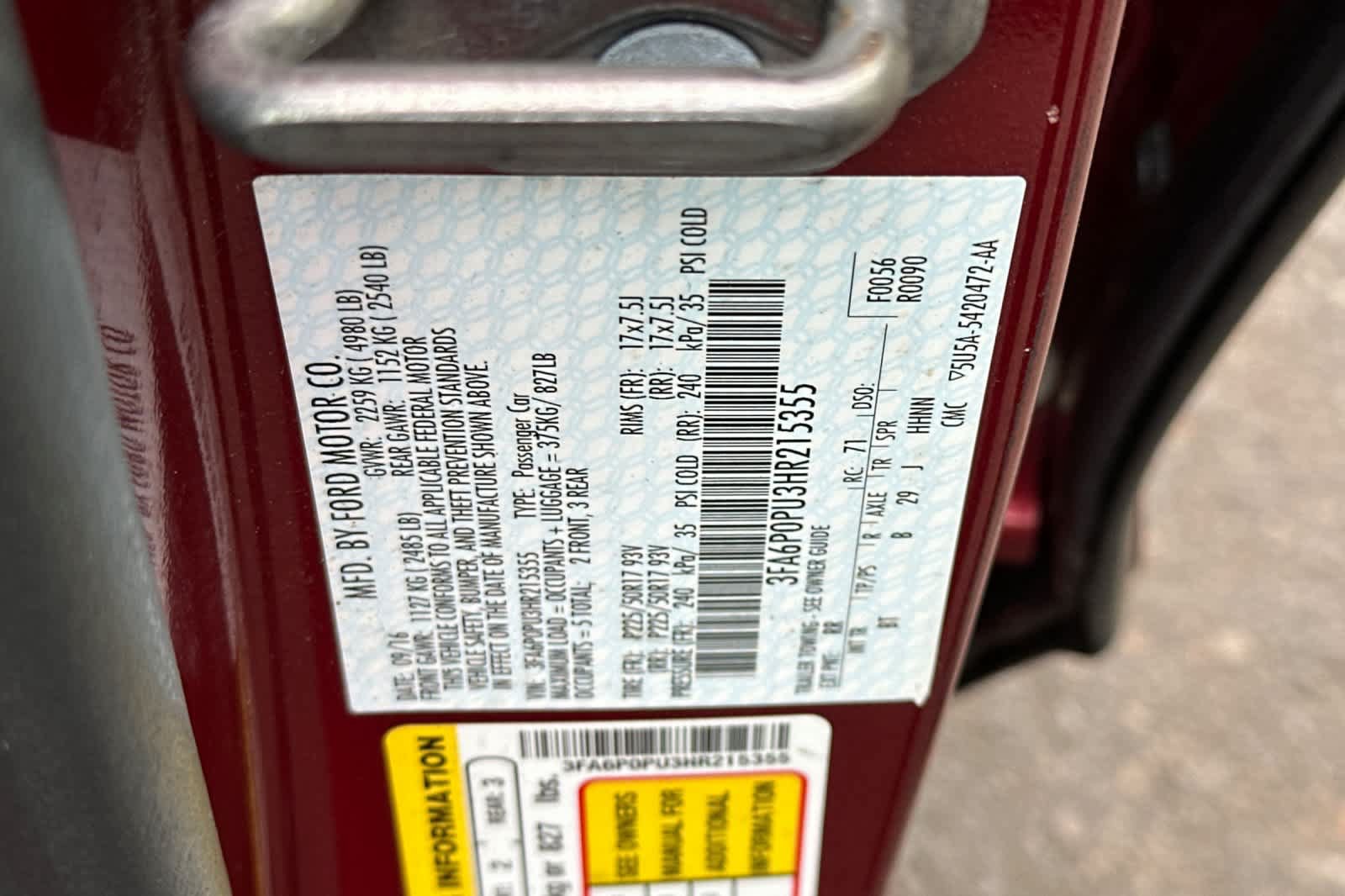 Used 2017 Ford Fusion Energi SE FWD image 28
