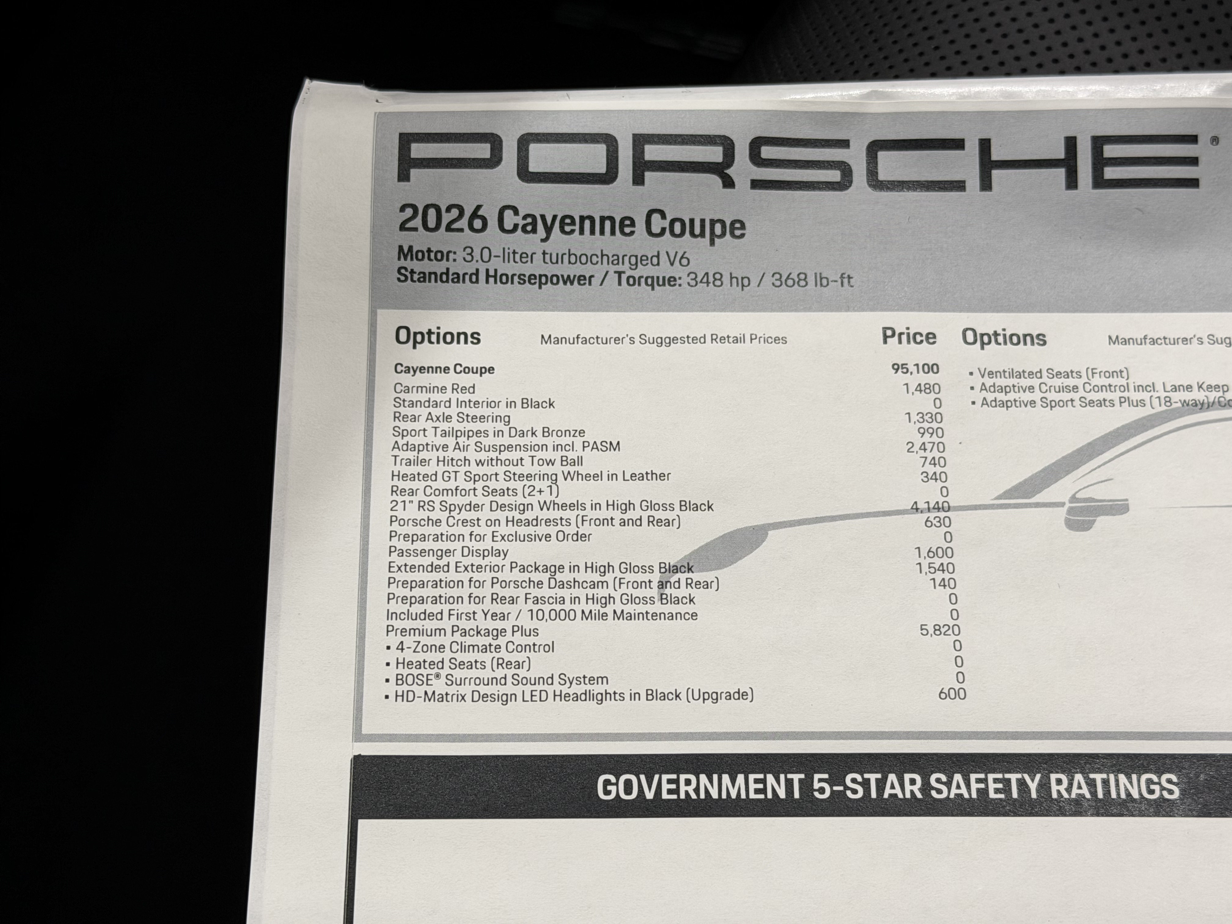New 2026 Porsche Cayenne Coupe AWD/4WD image 58
