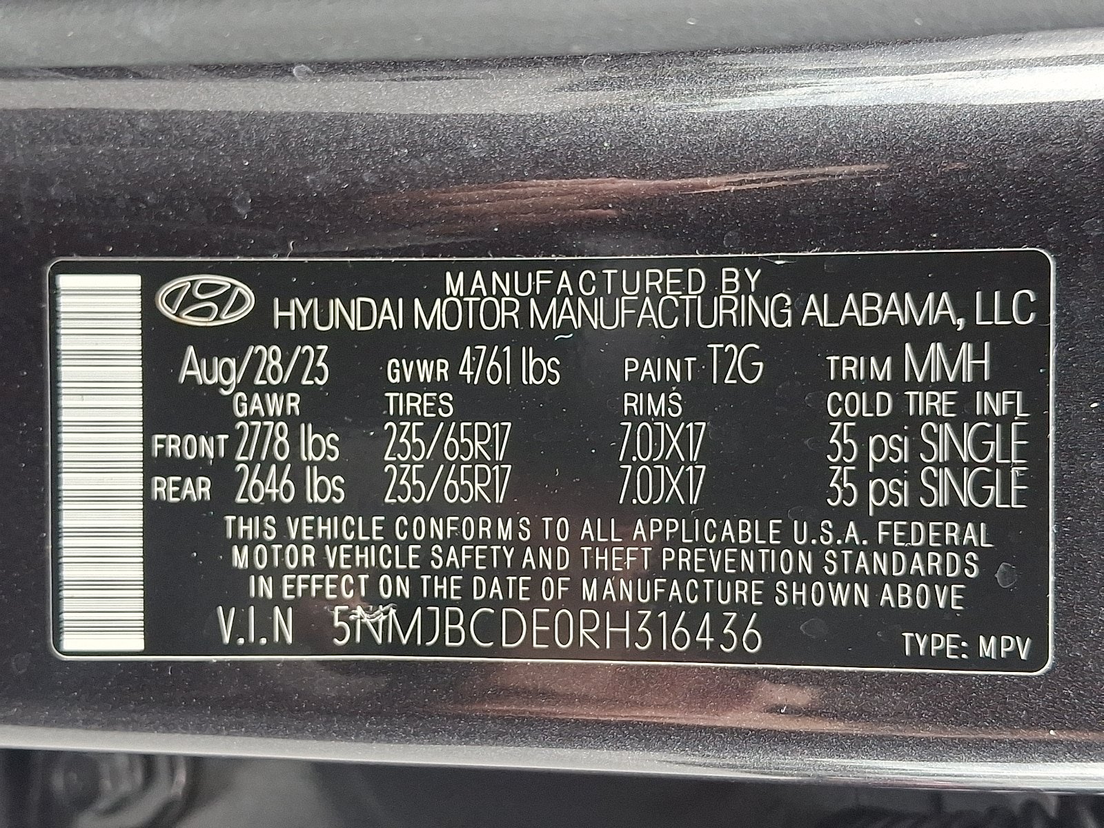 Certified 2024 Hyundai Tucson SEL AWD/4WD image 28