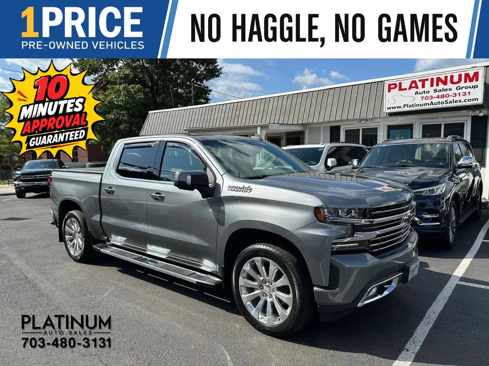 Used 2019 Chevrolet Silverado 1500 High Country w/ Trailer Camera Package