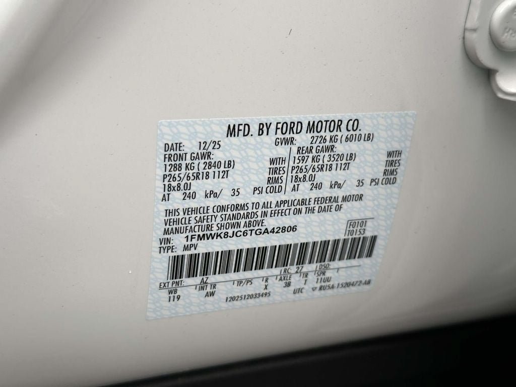 New 2026 Ford Explorer Tremor w/ Tremor Ultimate Package AWD/4WD image 18