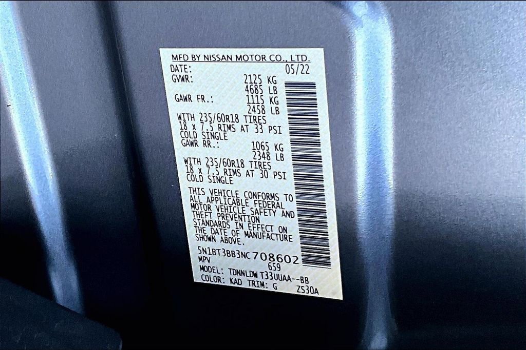 Used 2022 Nissan Rogue SV w/ SV Premium Package image 16