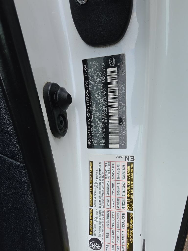 Used 2010 Lexus IS 350C w/ Luxury Pkg RWD image 28