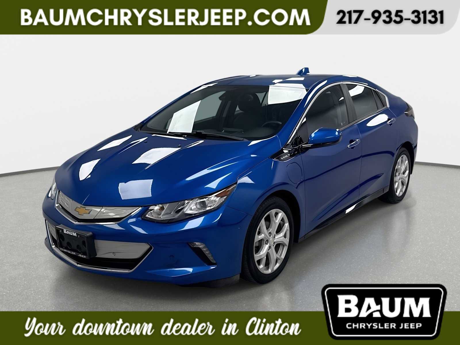 Used 2017 Chevrolet Volt Premier w/ Driver Confidence II Package