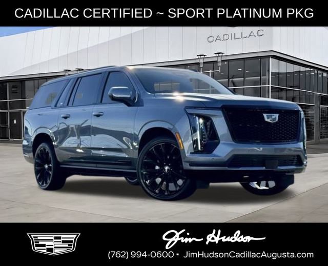 Certified 2025 Cadillac Escalade ESV Sport Platinum w/ LPO, ONYX Package