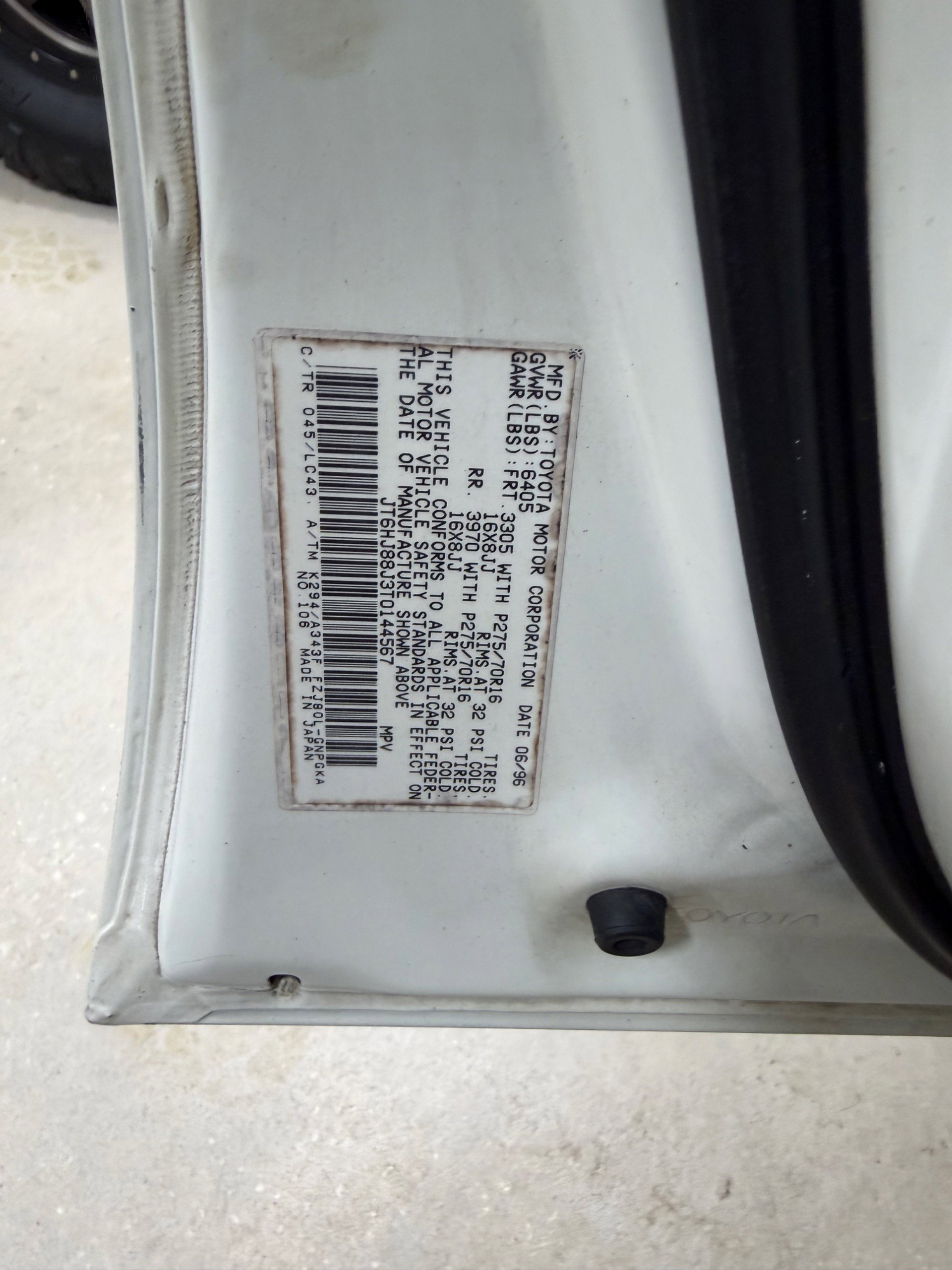 Used 1996 Lexus LX 450 4WD image 33