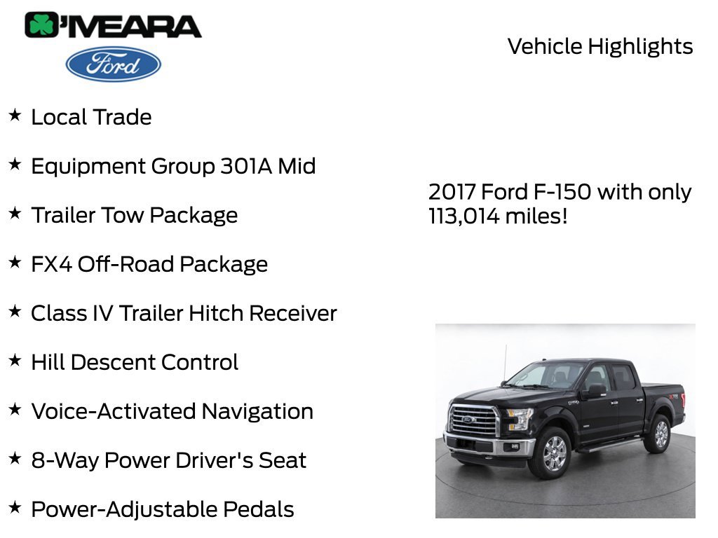 Used 2017 Ford F150 XLT w/ Equipment Group 301A Mid AWD/4WD image 7