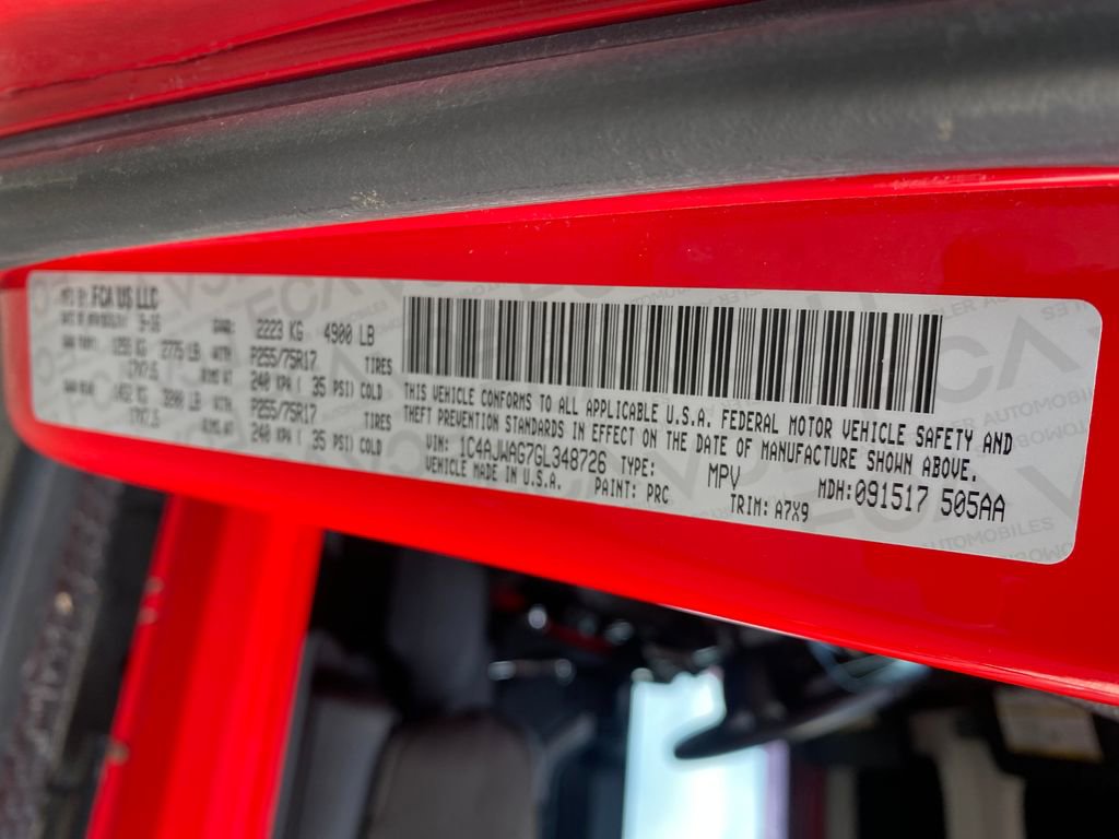 Used 2016 Jeep Wrangler Sport w/ Quick Order Package 24S image 24