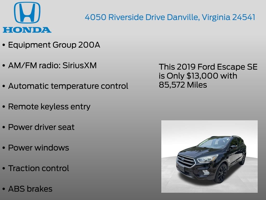 Used 2019 Ford Escape SE AWD/4WD image 7