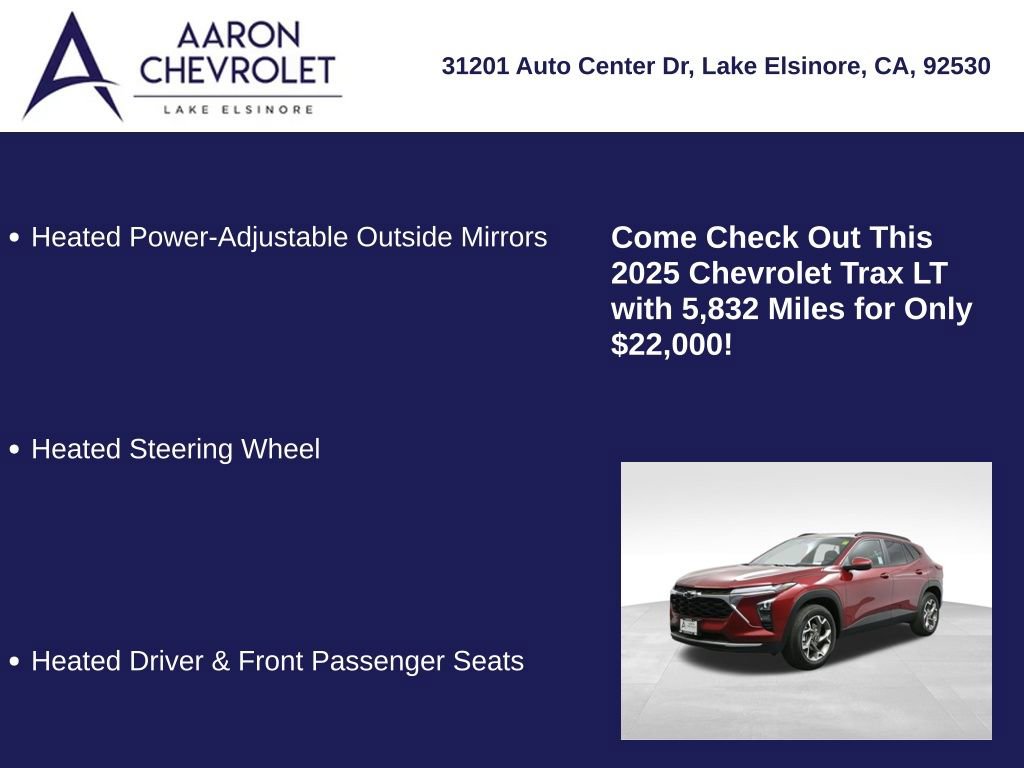 Used 2025 Chevrolet Trax LT w/ LT Convenience Package image 10
