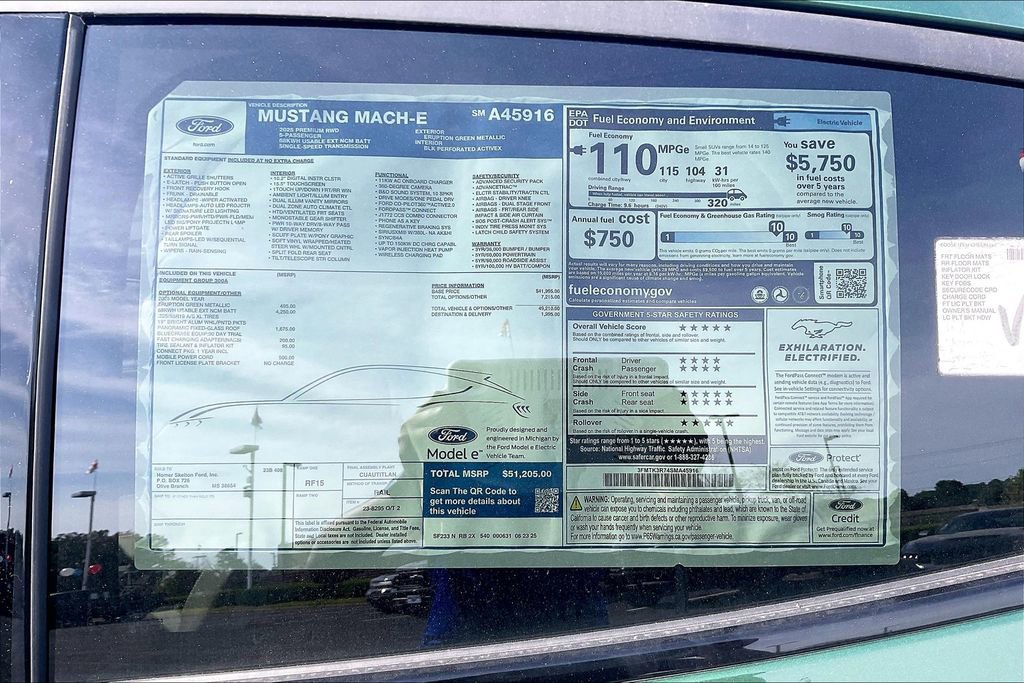 New 2025 Ford Mustang Mach-E Premium image 14