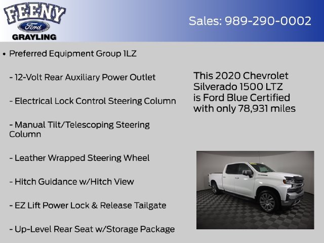 Used 2020 Chevrolet Silverado 1500 LTZ w/ LTZ Premium Package AWD/4WD image 28