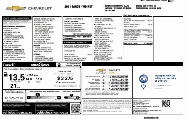 Used 2021 Chevrolet Tahoe RST image 5