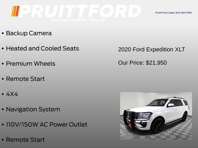 Used 2020 Ford Expedition XLT w/ Equipment Group 202A AWD/4WD image 25