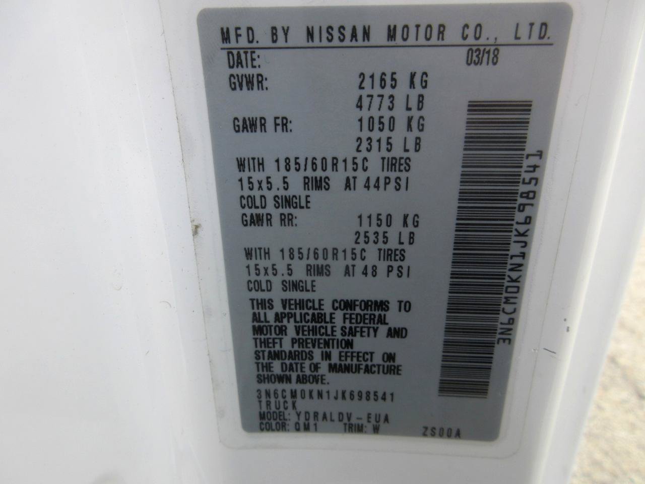 Used 2018 Nissan NV200 S w/ Cruise Control Package FWD image 32