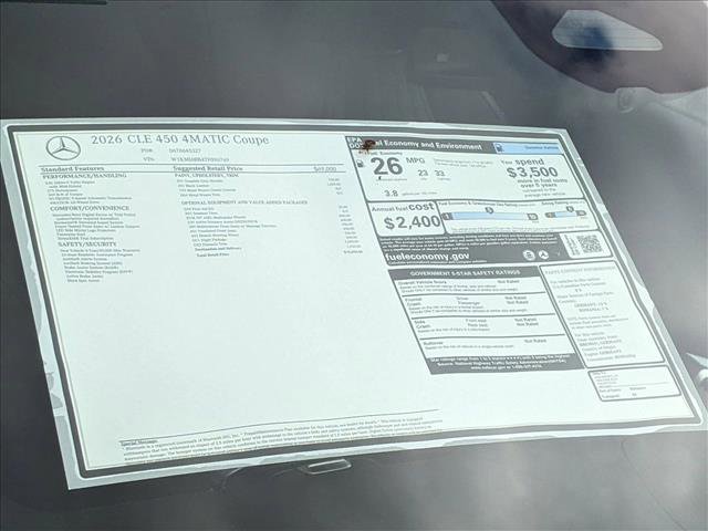 New 2026 Mercedes-Benz CLE 450 4MATIC Coupe image 18