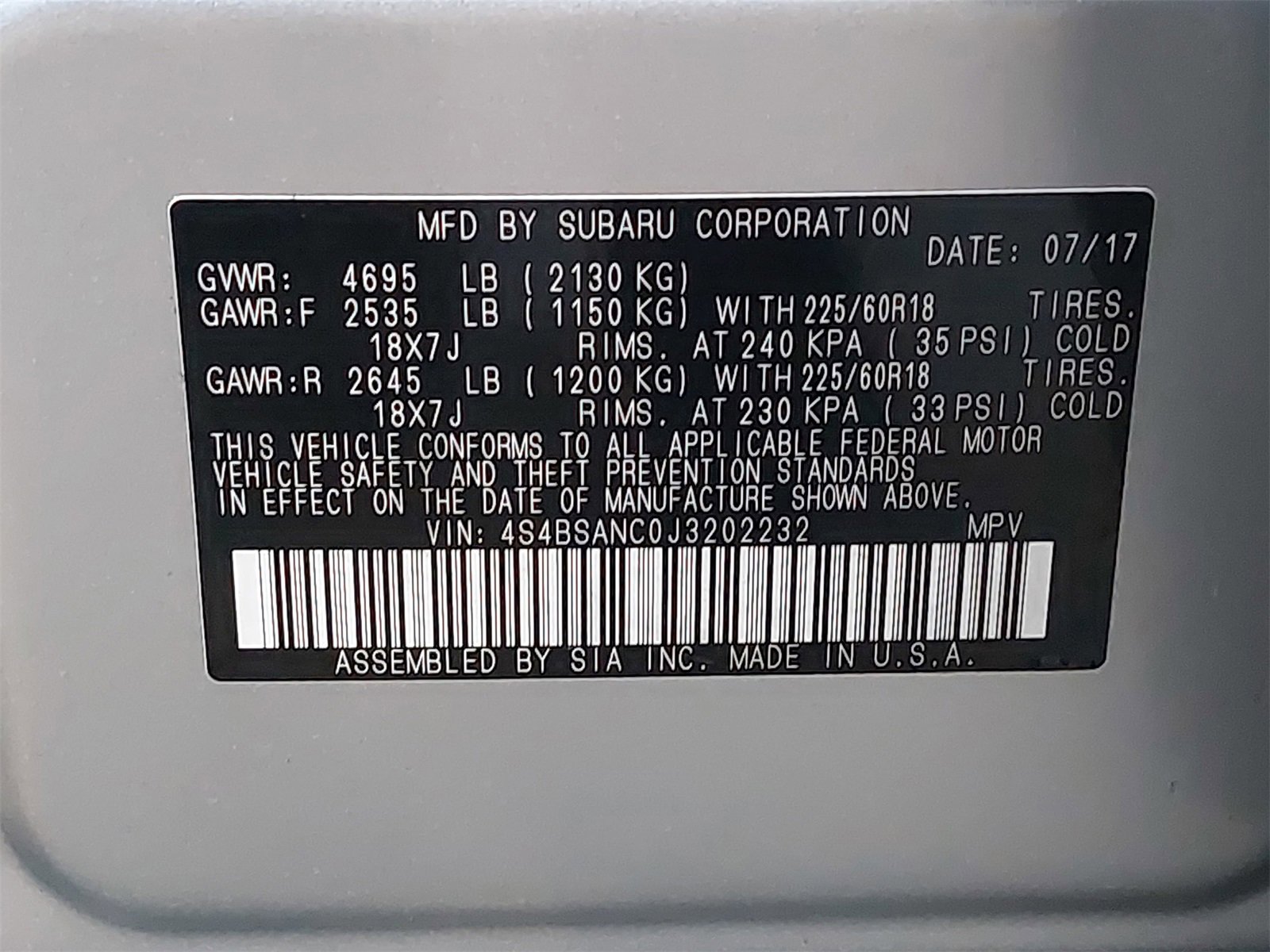 Used 2018 Subaru Outback 2.5i Limited image 38