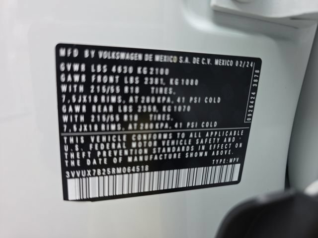 Certified 2024 Volkswagen Taos SE AWD/4WD image 25