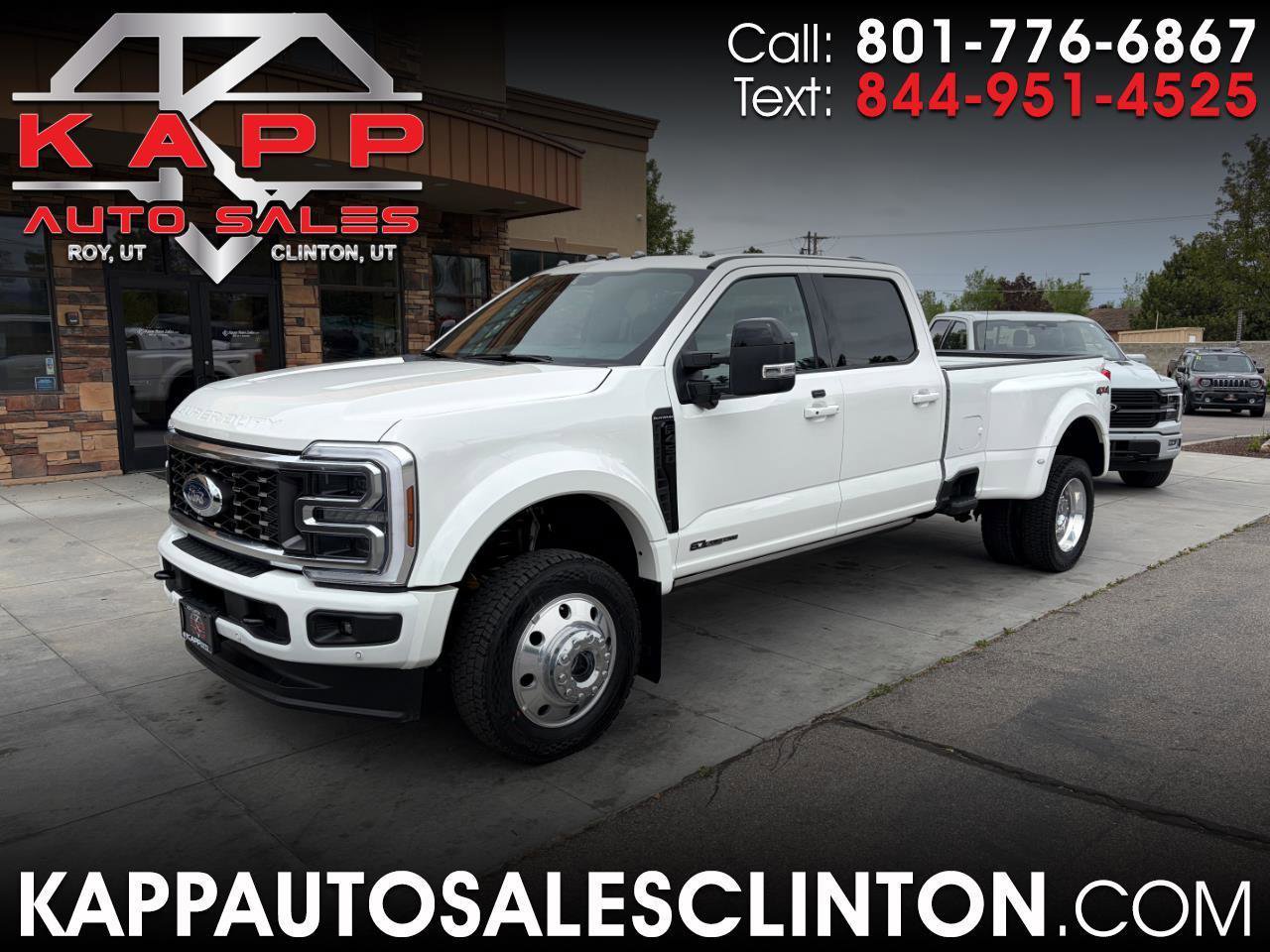 Used 2025 Ford F450 Platinum w/ Camper Package image 1