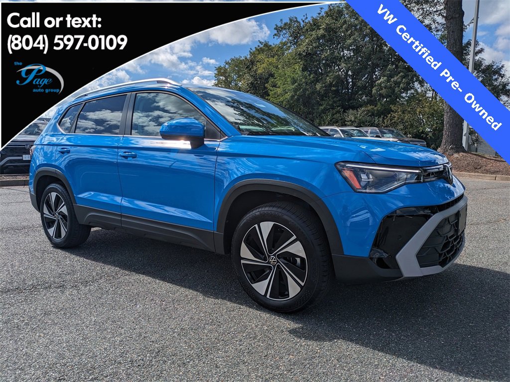 Certified 2025 Volkswagen Taos SE