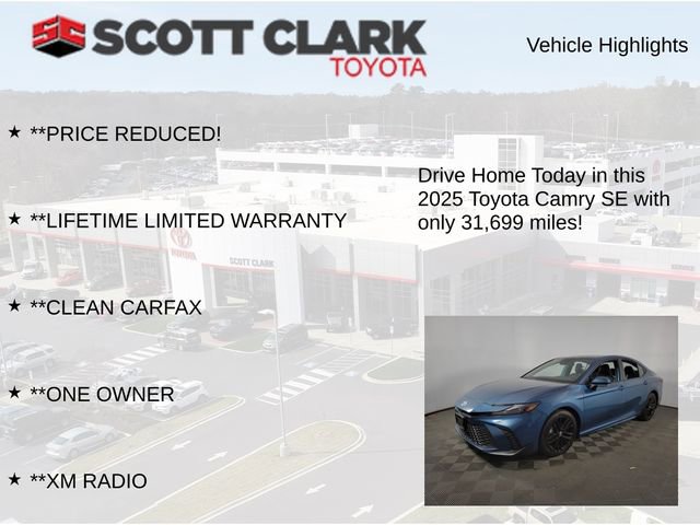 Used 2025 Toyota Camry SE FWD image 12