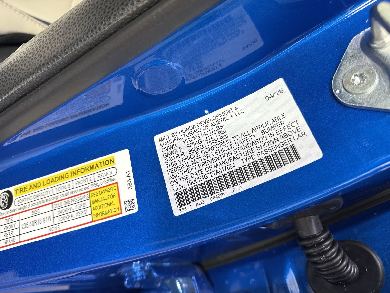 New 2026 Acura Integra A-Spec FWD image 35