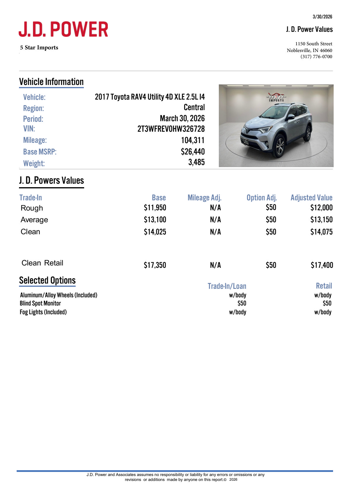 Used 2017 Toyota RAV4 XLE image 20