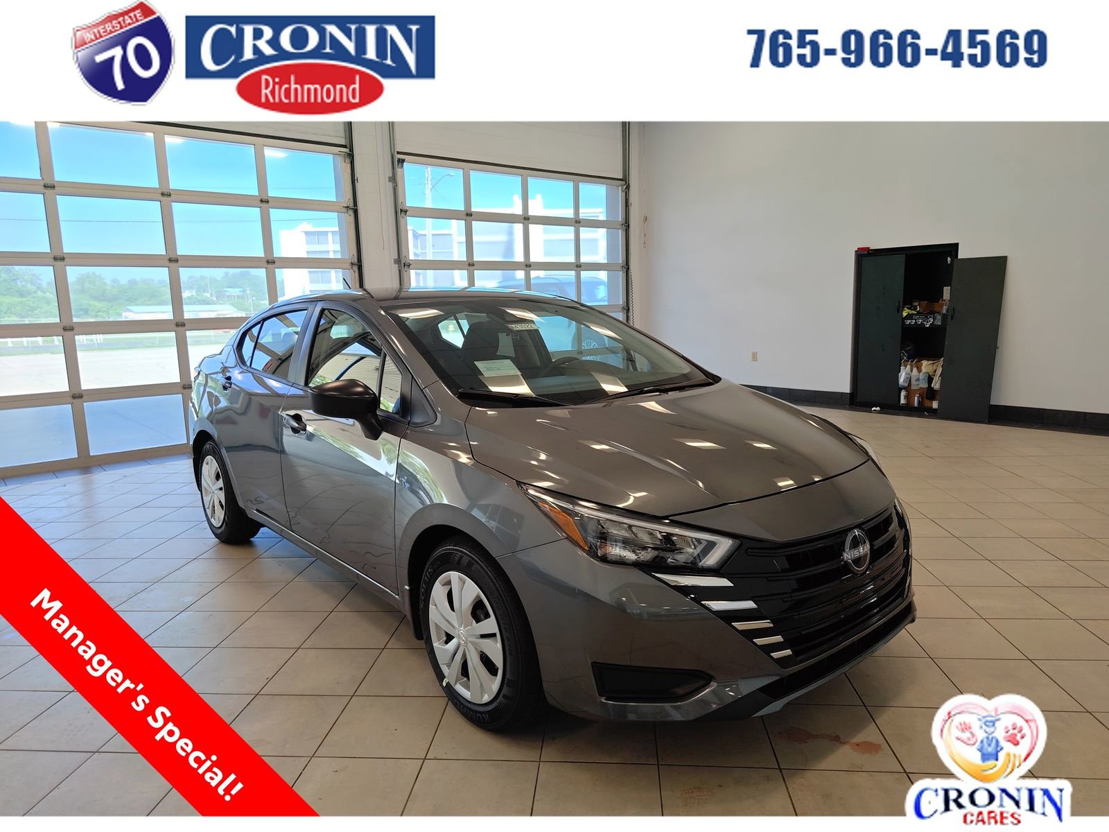 New 2025 Nissan Versa S w/ Trunk Package