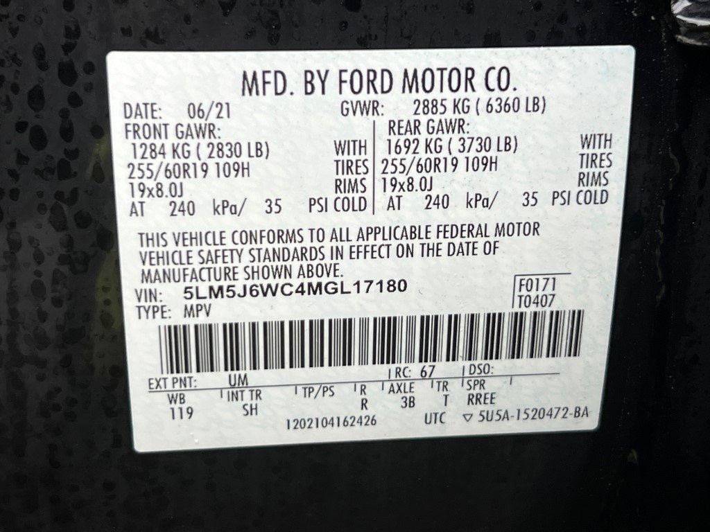 Used 2021 Lincoln Aviator Standard Sport Utility image 30