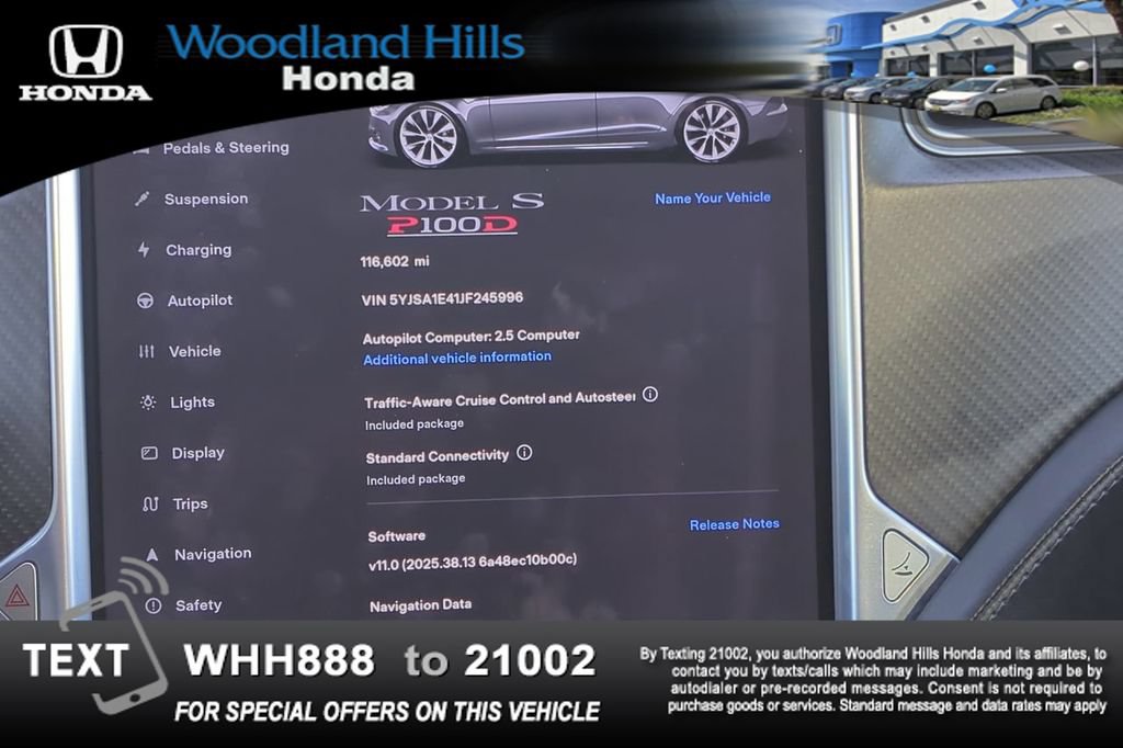 Used 2018 Tesla Model S P100D AWD/4WD image 14