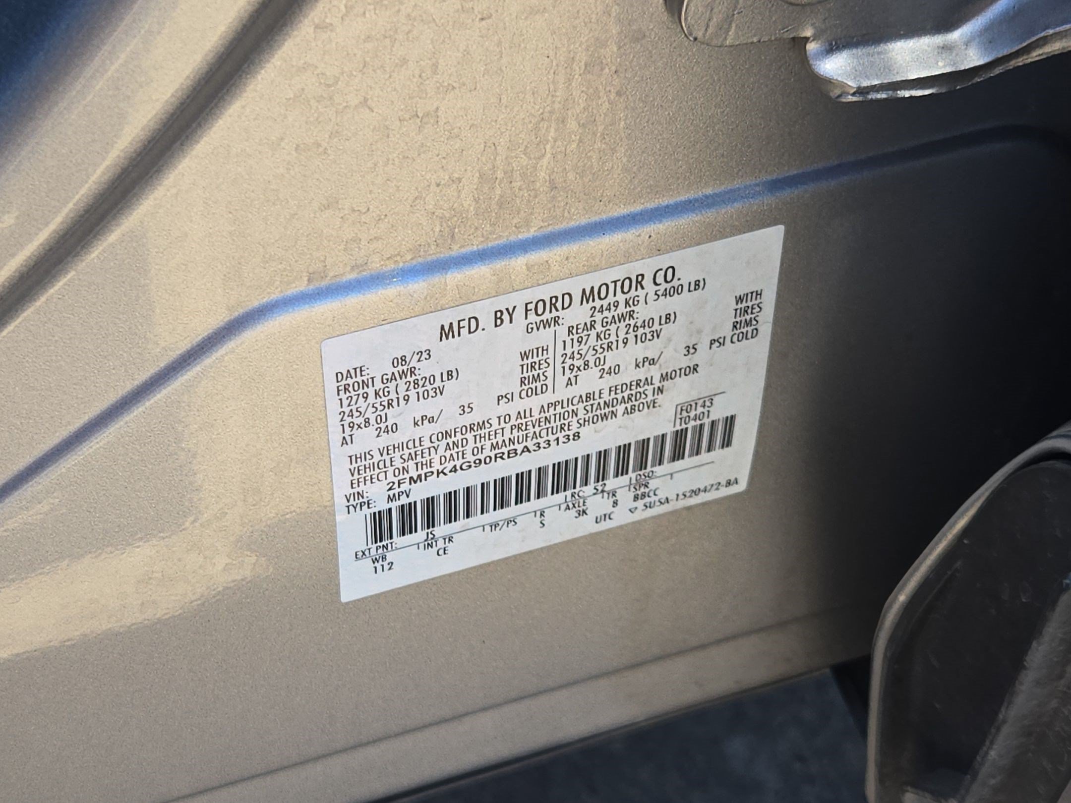 Certified 2024 Ford Edge SE w/ Black Appearance Package AWD/4WD image 65