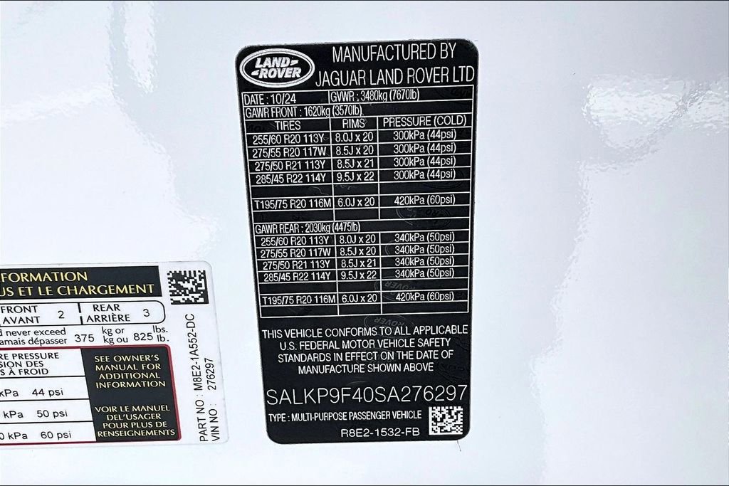 Used 2025 Land Rover Range Rover SE AWD/4WD image 17
