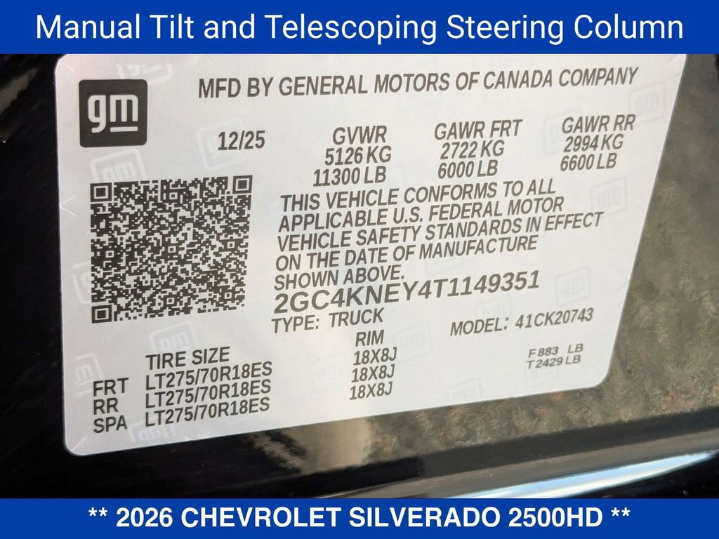 New 2026 Chevrolet Silverado 2500 LT w/ All Star Edition image 36